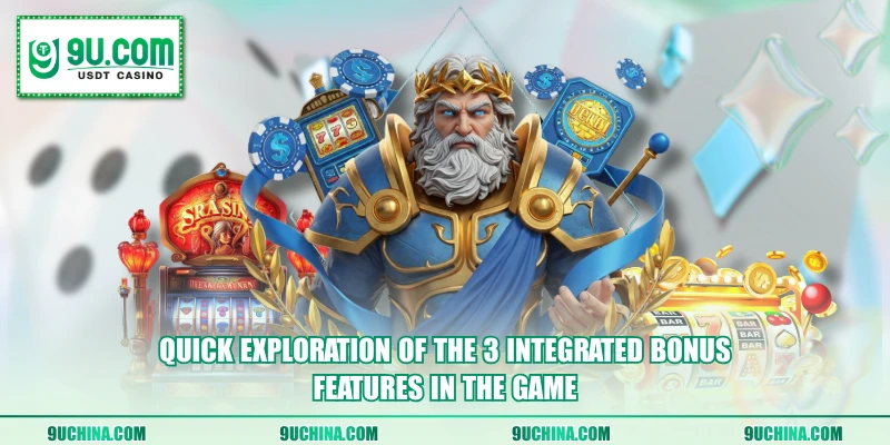 Quick exploration of the 3 integrated bonus features in the game